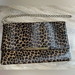 Leopard Print Clutch